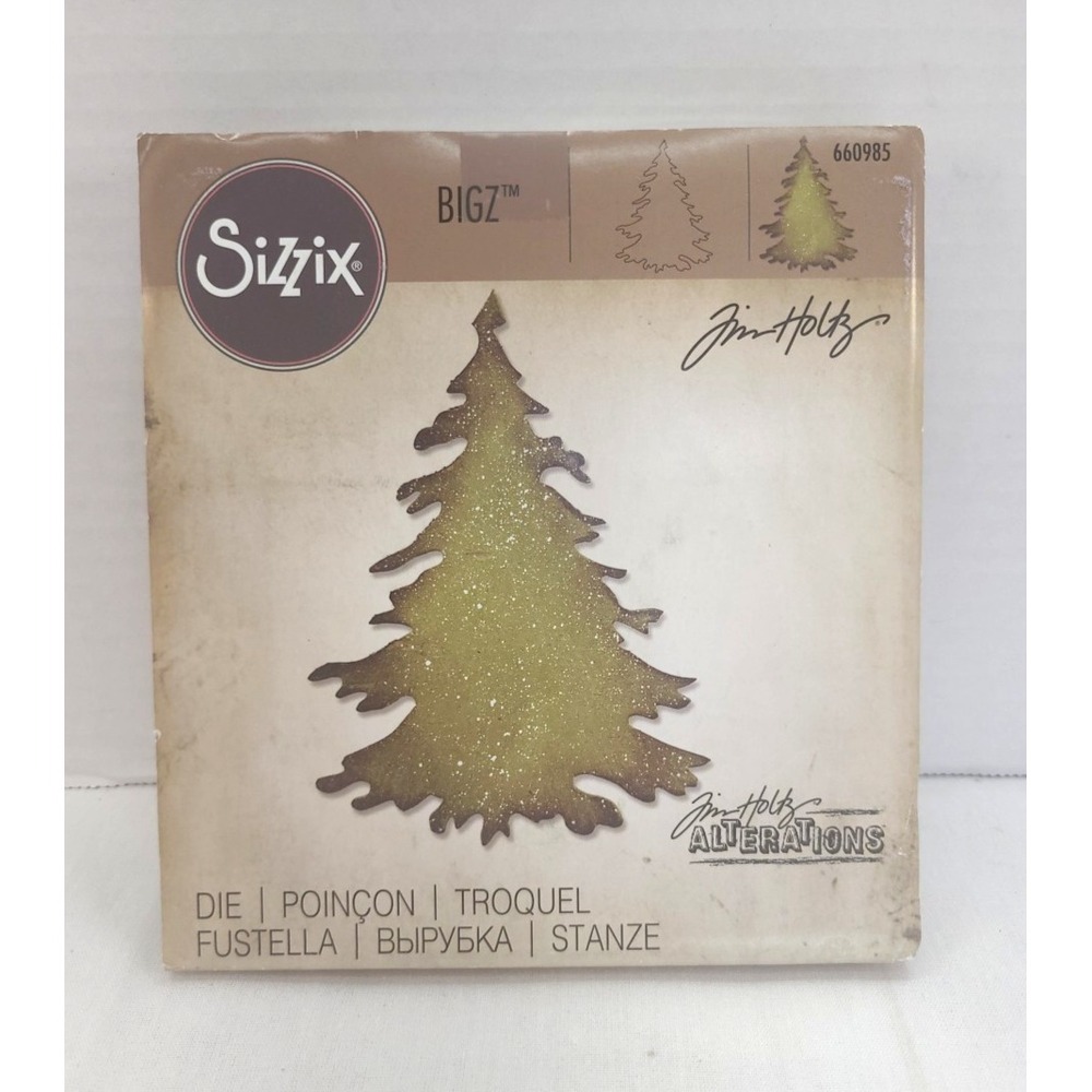Sizzix Bigz Die Tim Holtz Alterations Evergreen 660985